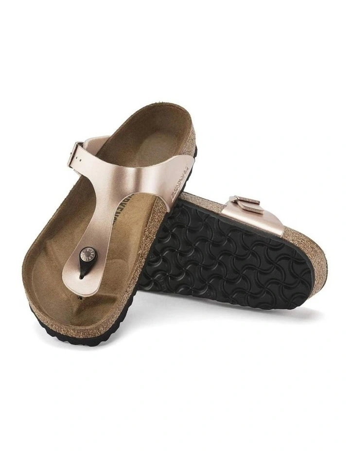 Birkenstock Gizeh Birko-Flor Sandals Slip On Regular Supportive Copper image 4
