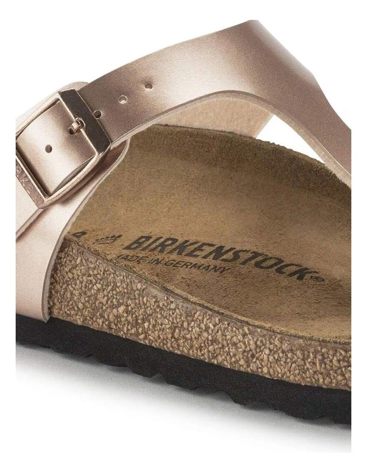 Birkenstock Gizeh Birko-Flor Sandals Slip On Regular Supportive Copper image 5