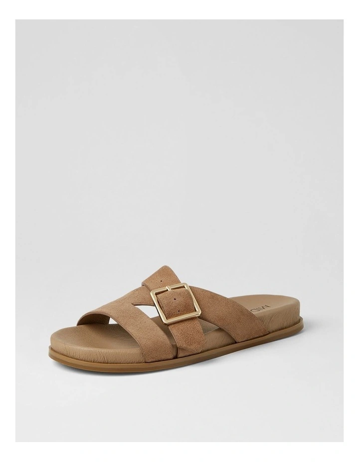 Nespie Light Choc Natural Suede Sandals image 2