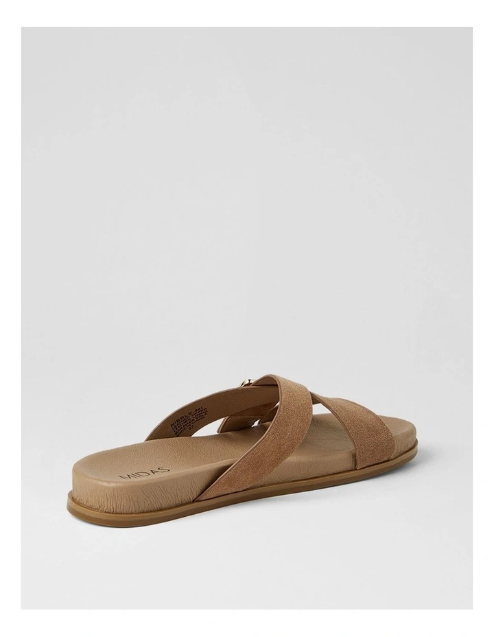 Nespie Light Choc Natural Suede Sandals image 3