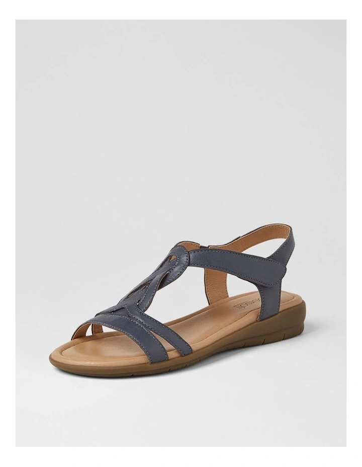 Famie Dark Denim Soft Leather Sandals image 2