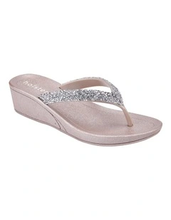 Alora Wedge - Champagne