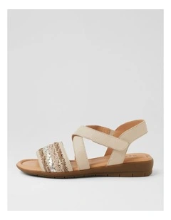 Fidelina Almond Multi Sandals