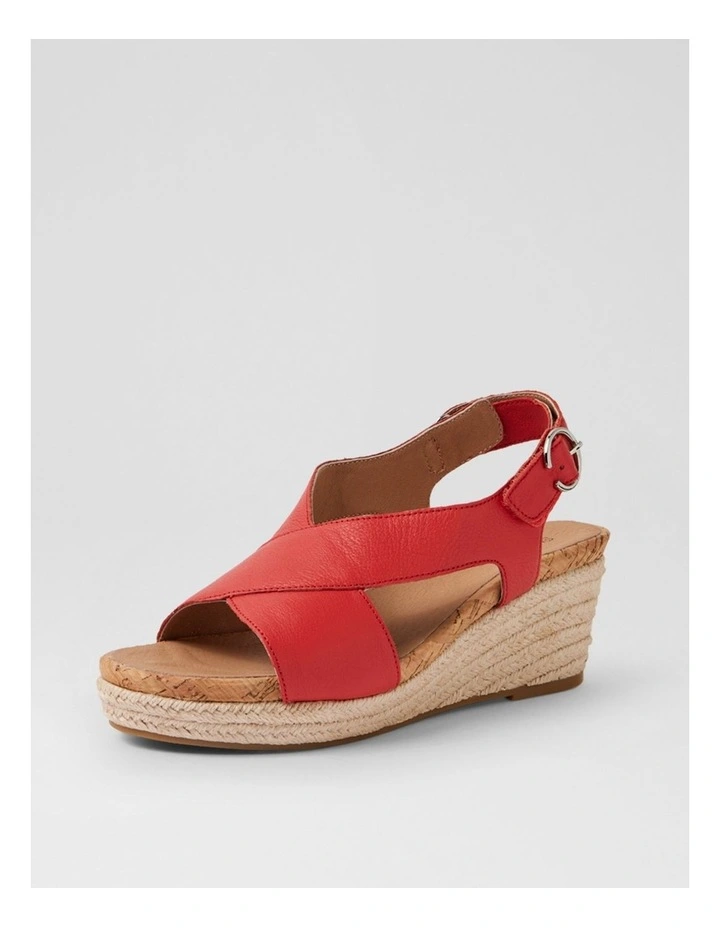 Chris Poppy Leather Sandals image 2