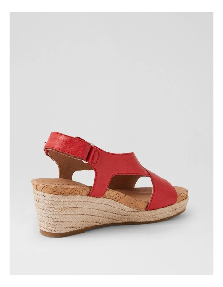 Chris Poppy Leather Sandals image 3