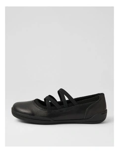 Date Black Multi Flat Shoes