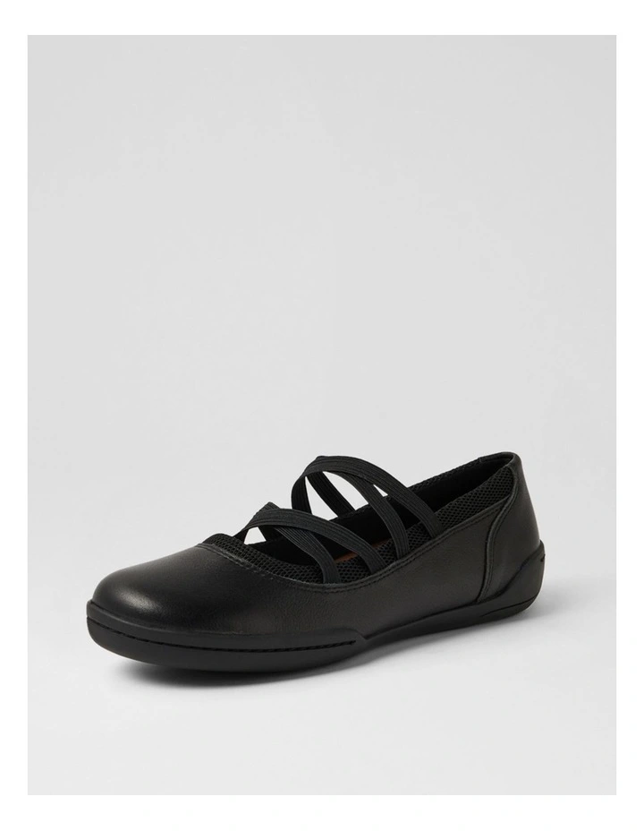 Date Black Multi Flat Shoes image 2