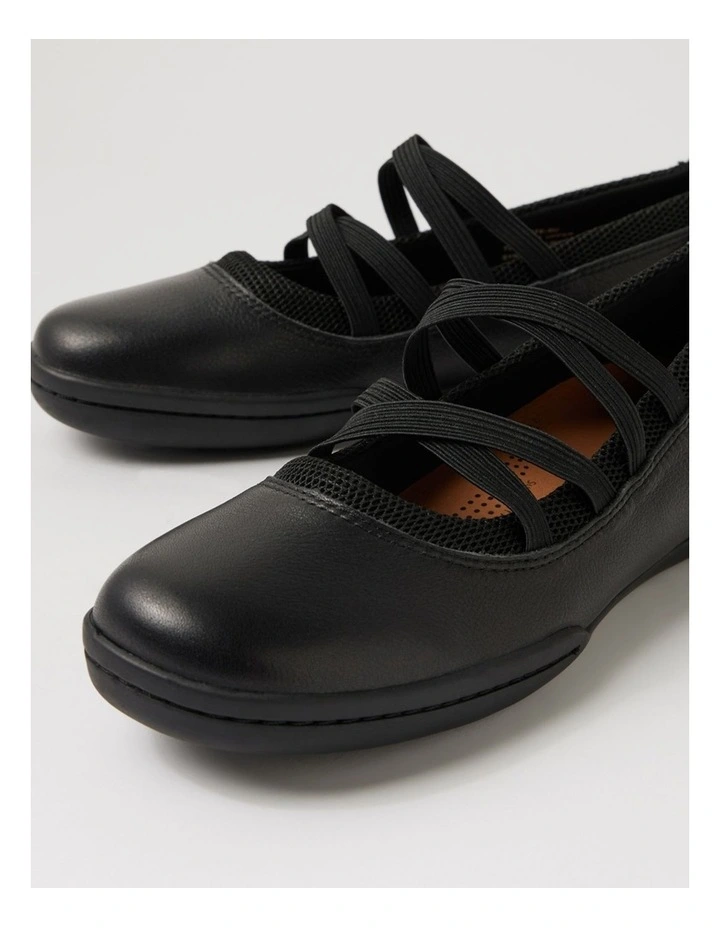 Date Black Multi Flat Shoes image 5
