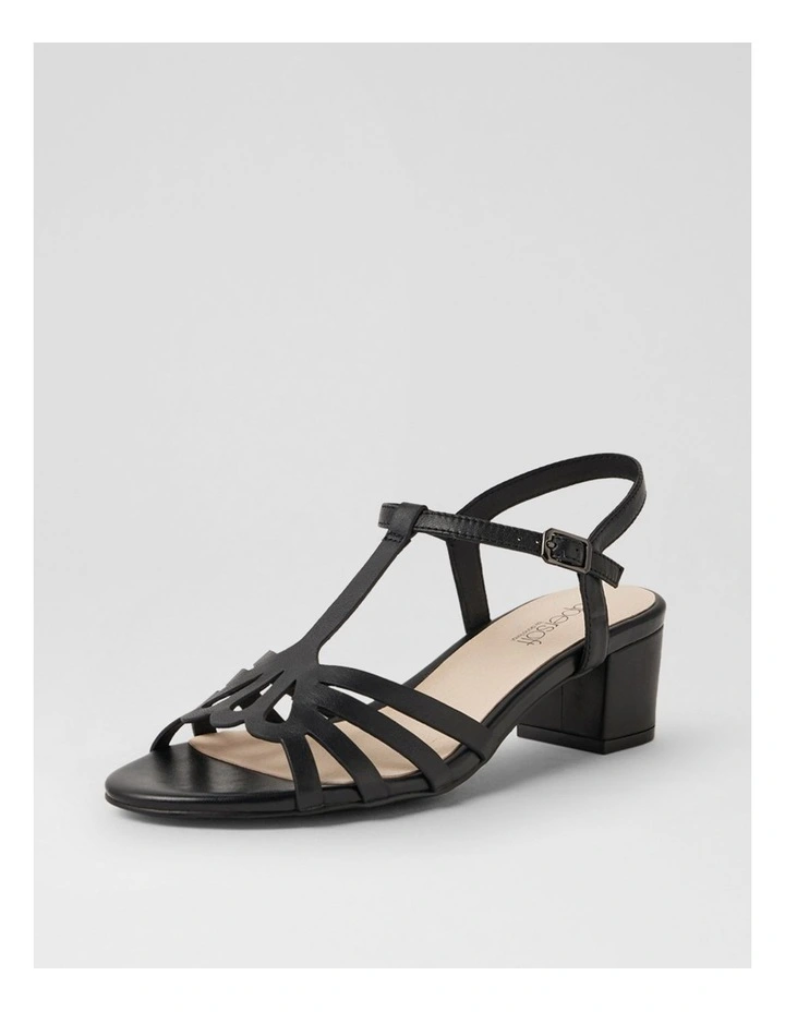 Cortiez Black Leather Sandals image 2