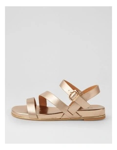 Lindi Champagne Leather Sandals