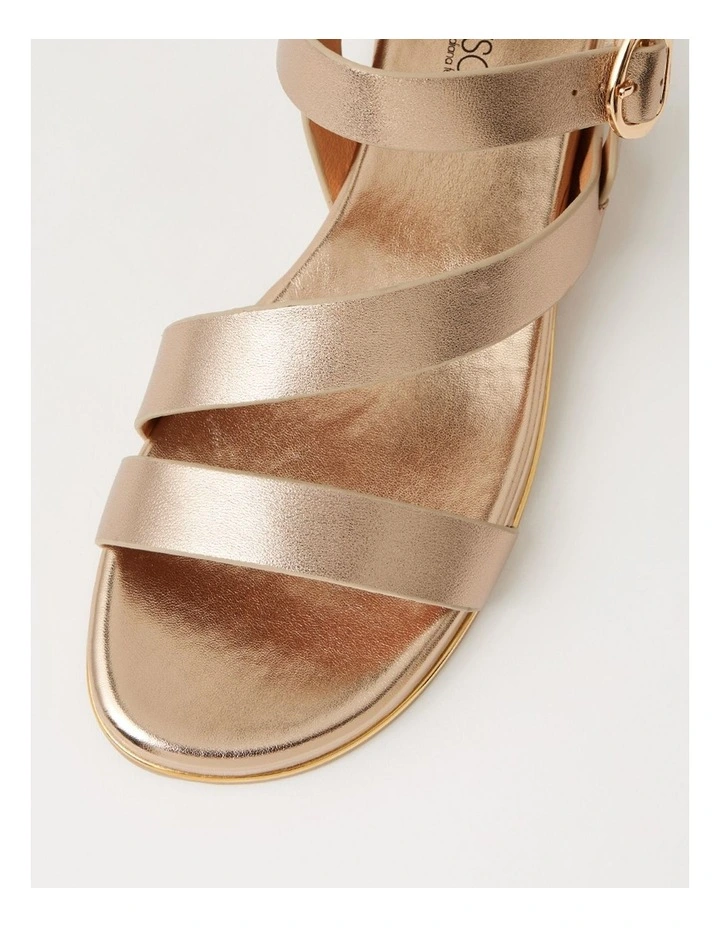 Lindi Champagne Leather Sandals image 4