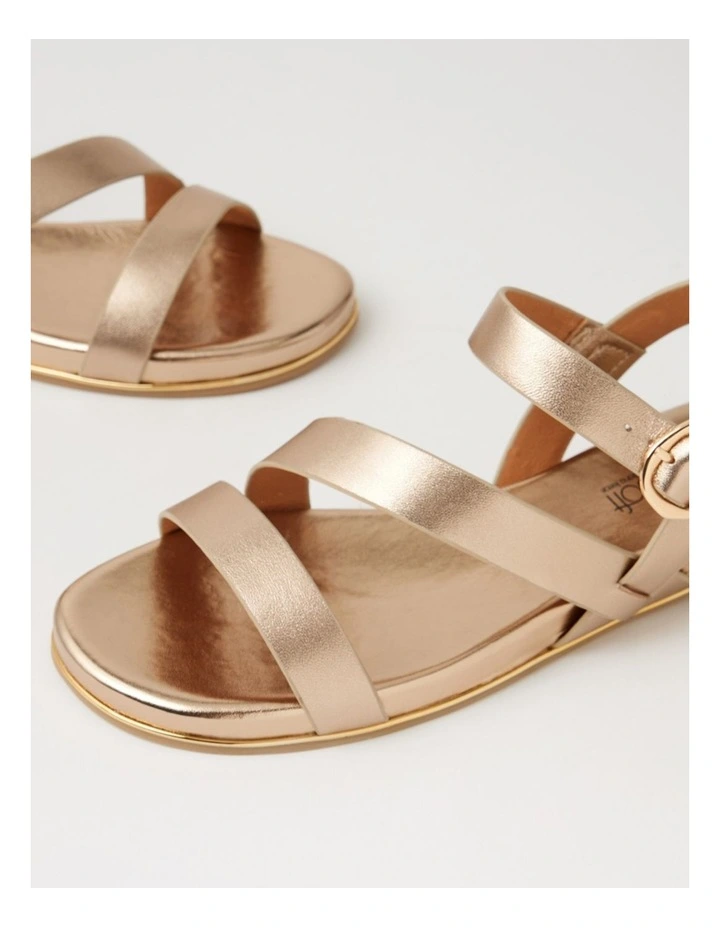 Lindi Champagne Leather Sandals image 5