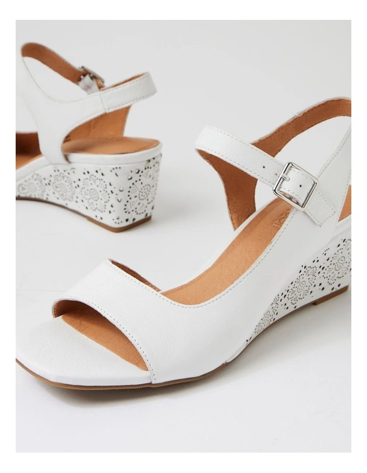 Leisels White Multi Sandals image 5