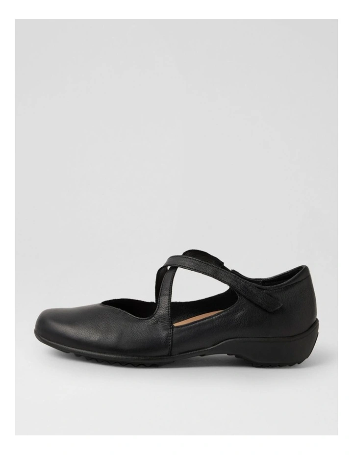 Gwens Black Leather Mary Janes image 1