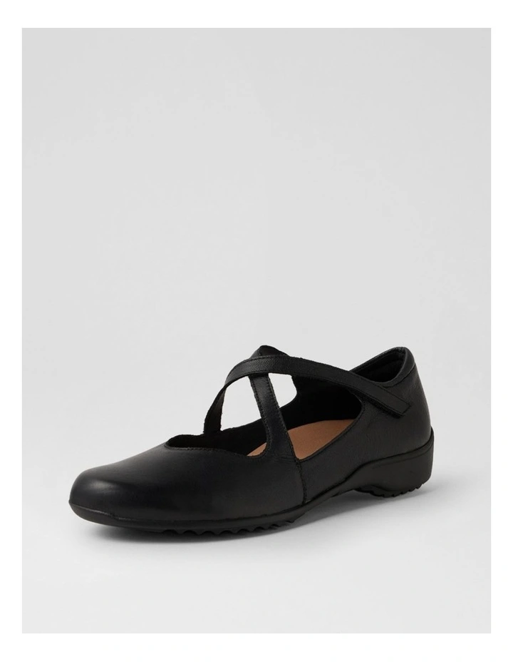 Gwens Black Leather Mary Janes image 2