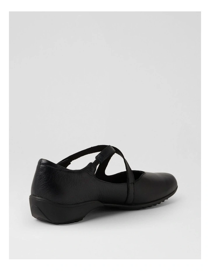 Gwens Black Leather Mary Janes image 3