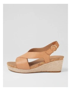 Chris Dark Tan Leather Sandals