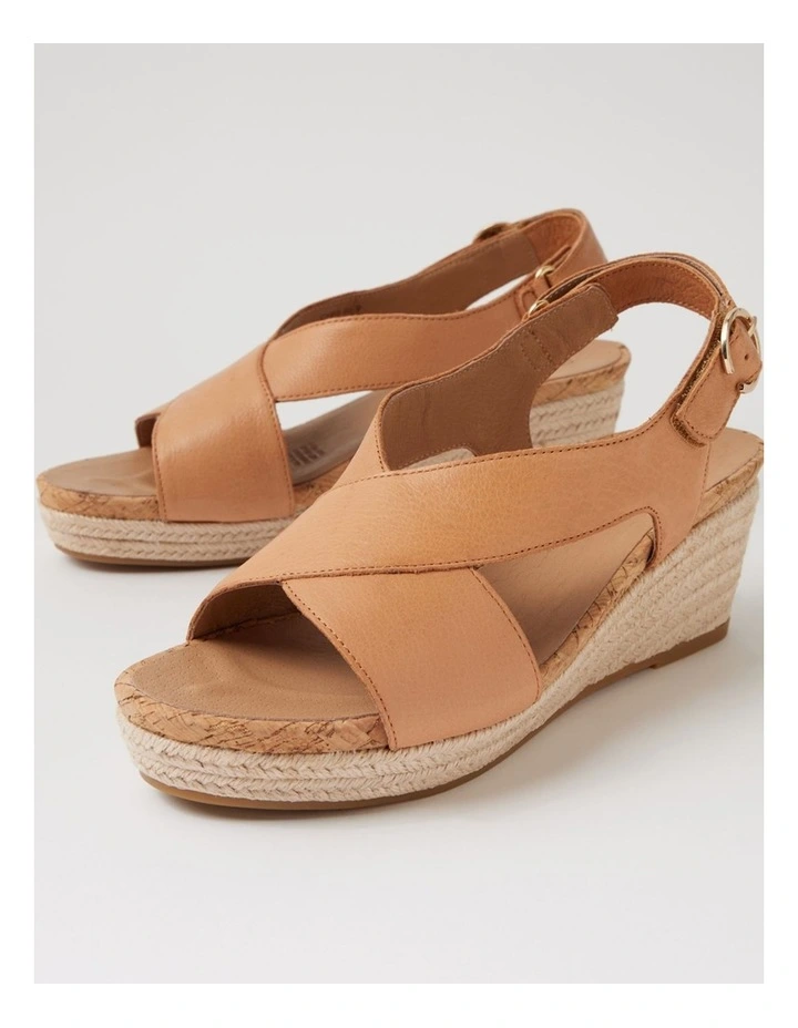 Chris Dark Tan Leather Sandals image 5