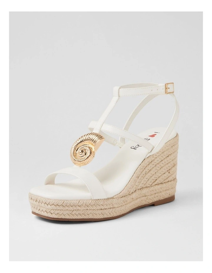 Hiffie White Sandals image 2