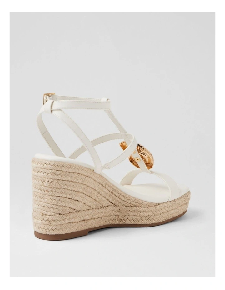 Hiffie White Sandals image 3