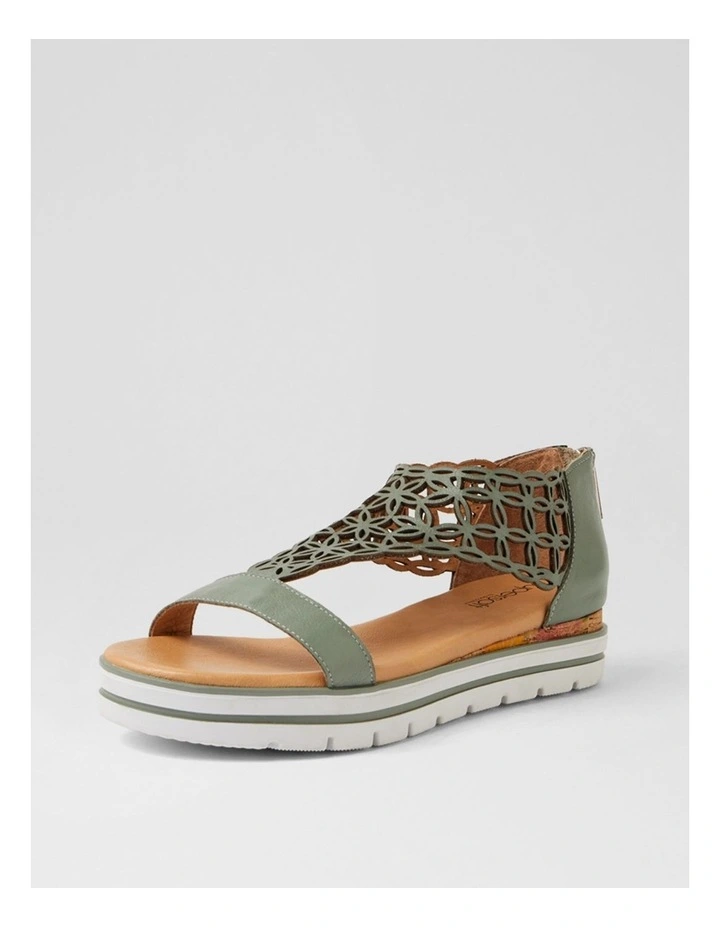 Alexiander Sage Floral Cork Leather Sandals image 2