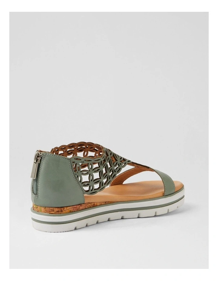 Alexiander Sage Floral Cork Leather Sandals image 3