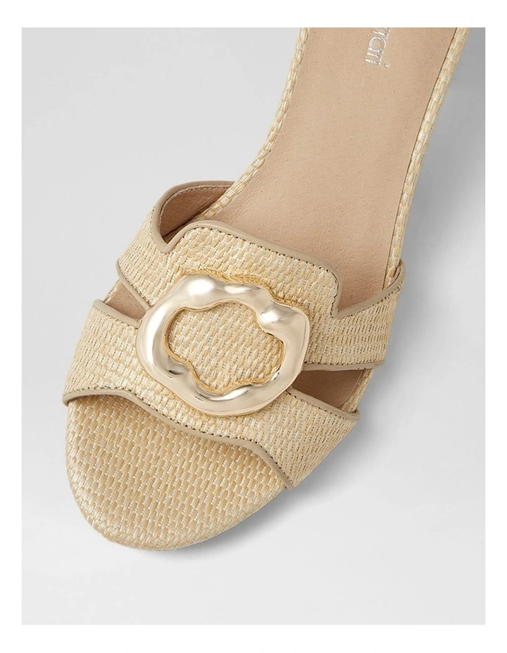 Gisabel Natural Fabric Sandals image 4