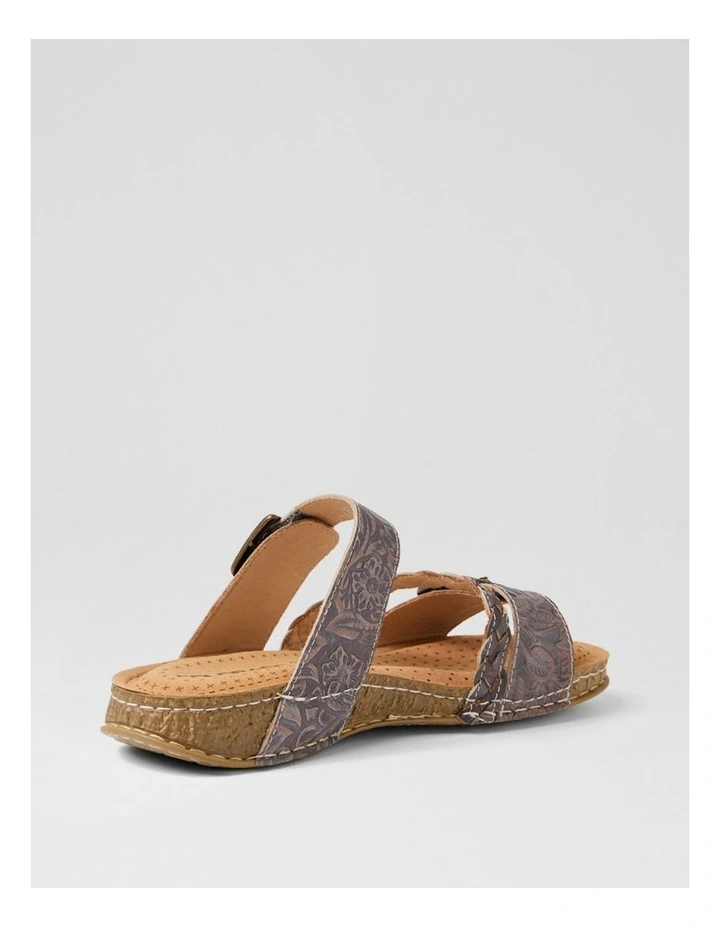 Prena Bronze Multi Leather Slides image 3
