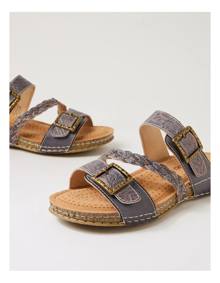 Prena Bronze Multi Leather Slides image 5