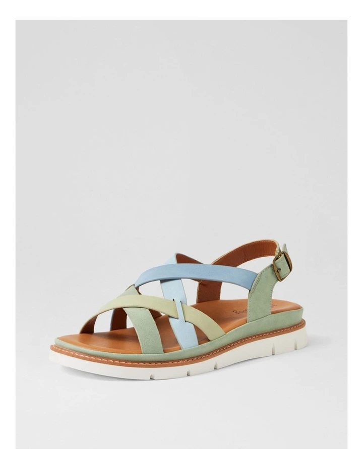 Dollin Pistachio Multi Strappy Sandals image 2
