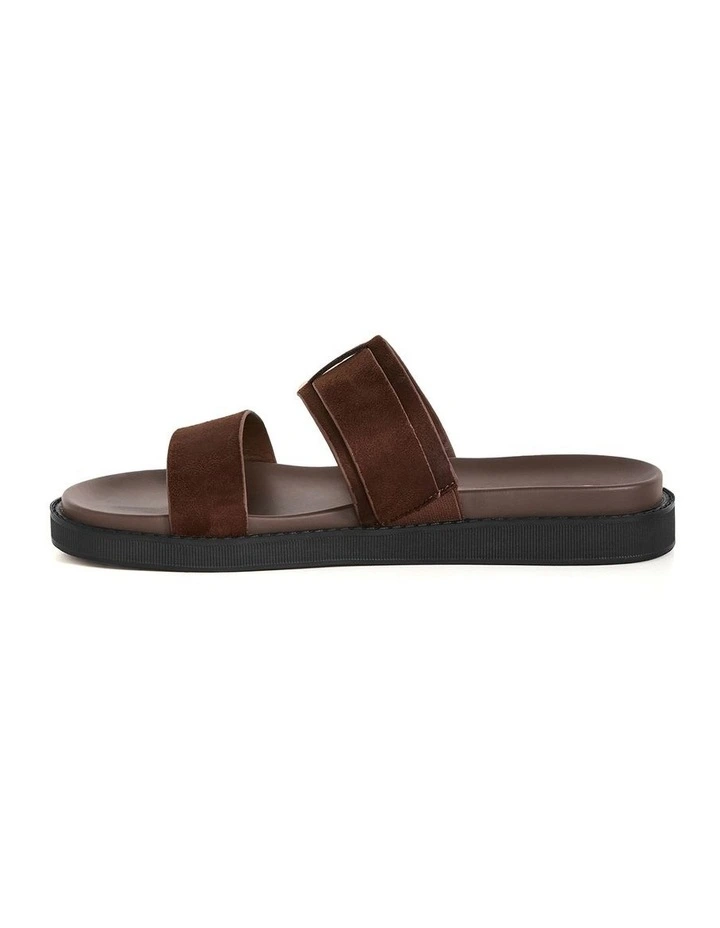 Wide Fit WIDE FIT Ally Buckle Slide in espresso image 2