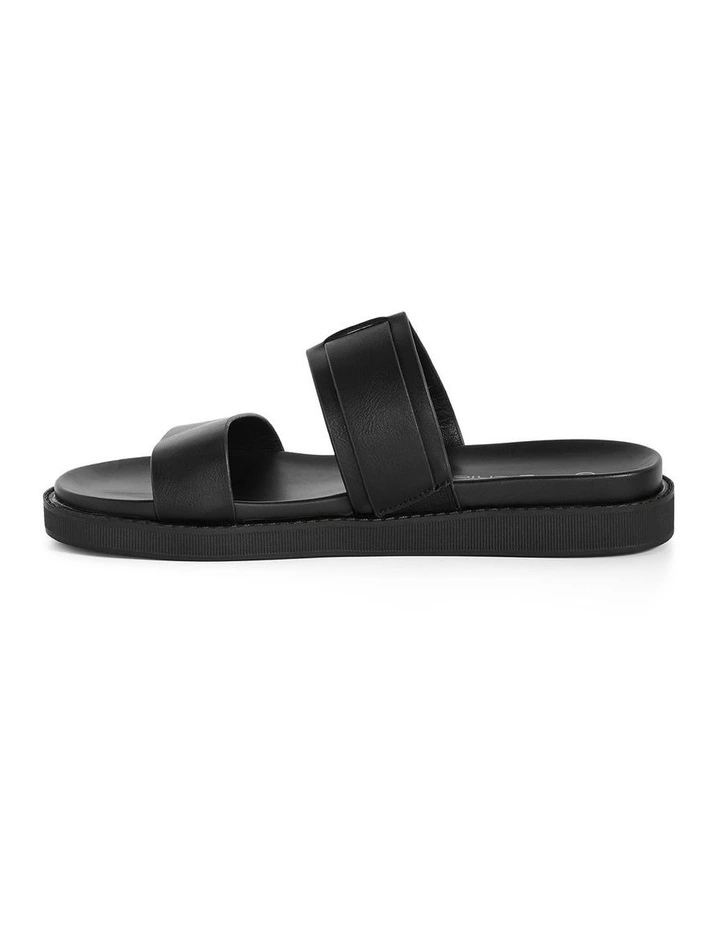 Wide Fit WIDE FIT Ally Buckle Slide  in black image 2