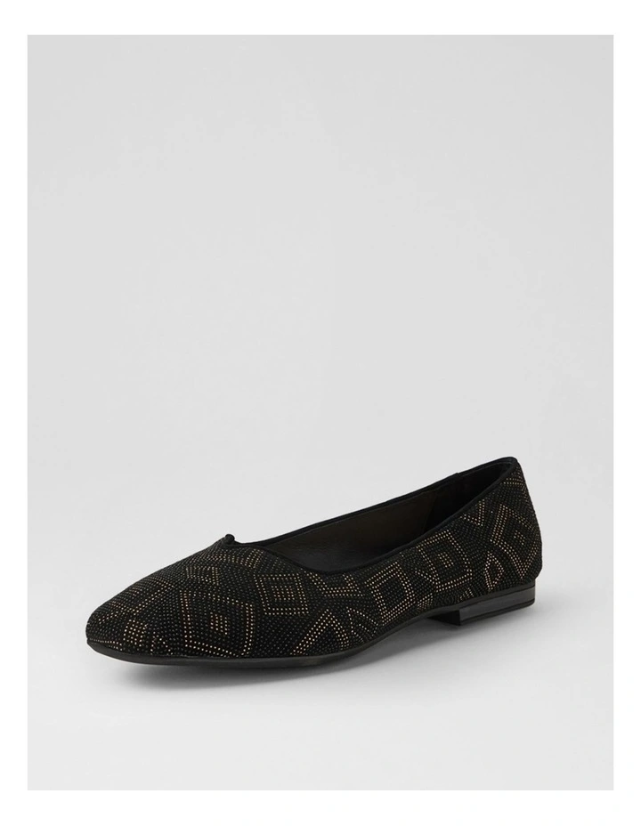 Urso D Black Dot Leather Ballet Flats image 2