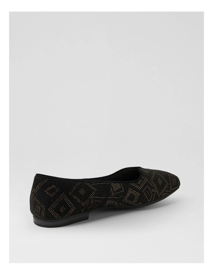 Urso D Black Dot Leather Ballet Flats image 3