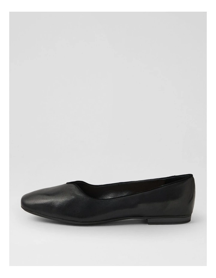 Urso D Black Leather Ballet Flats image 1