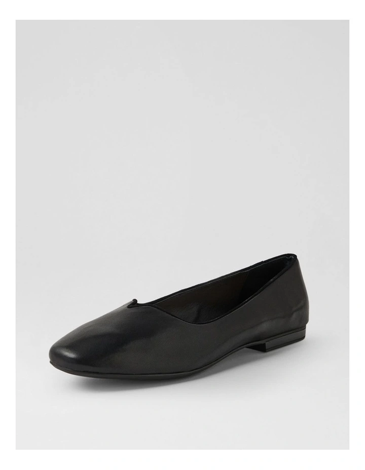 Urso D Black Leather Ballet Flats image 2