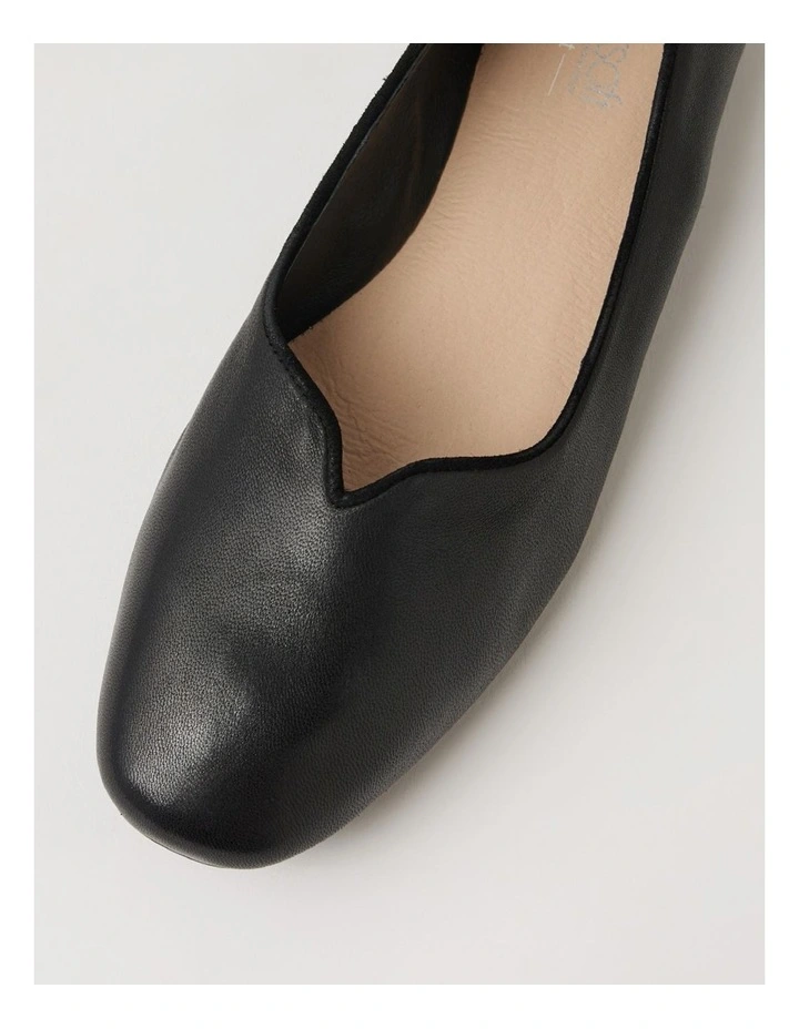 Urso D Black Leather Ballet Flats image 4
