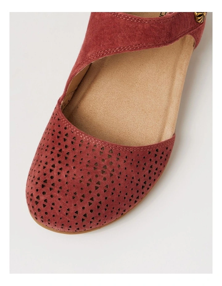 Cheyenne Rosewood Nubuck Mary Janes image 4