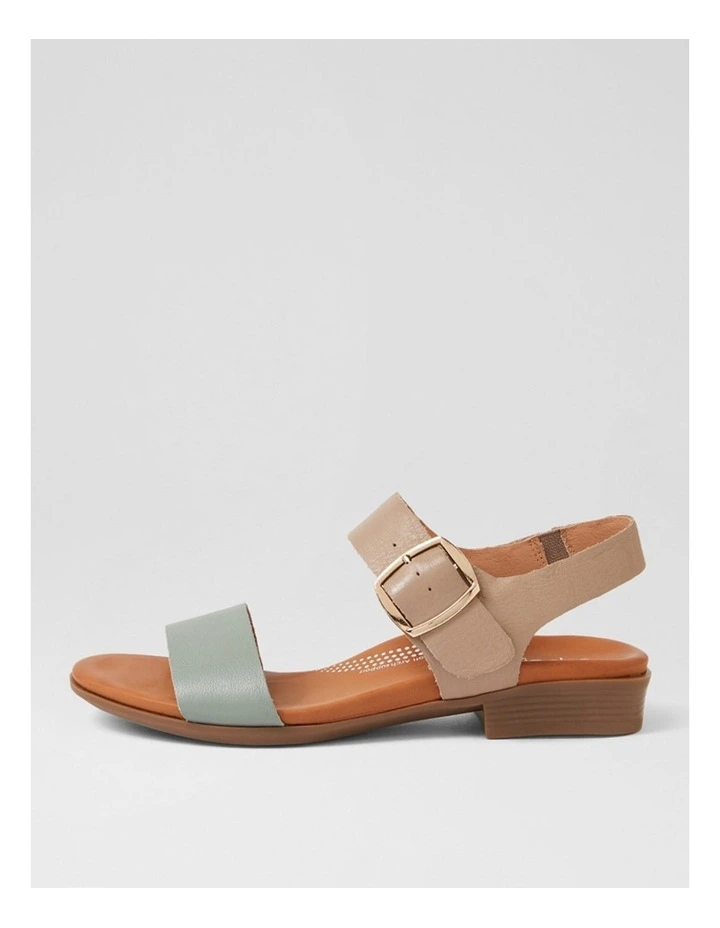 Clariss Sage Taupe Leather Sandals image 1