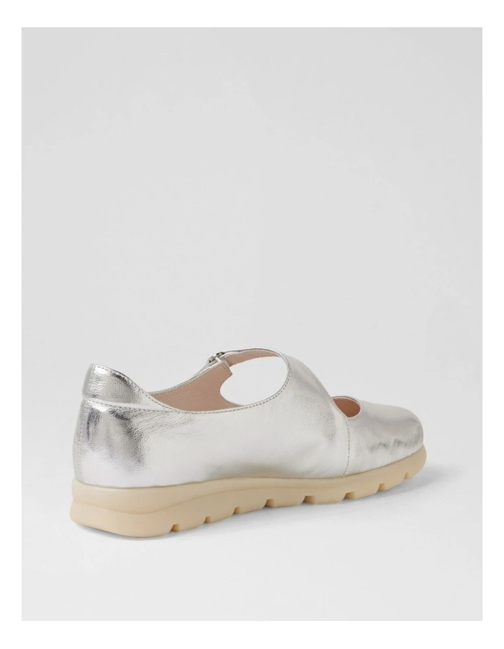 Belle Silver Leather Mary Janes image 3
