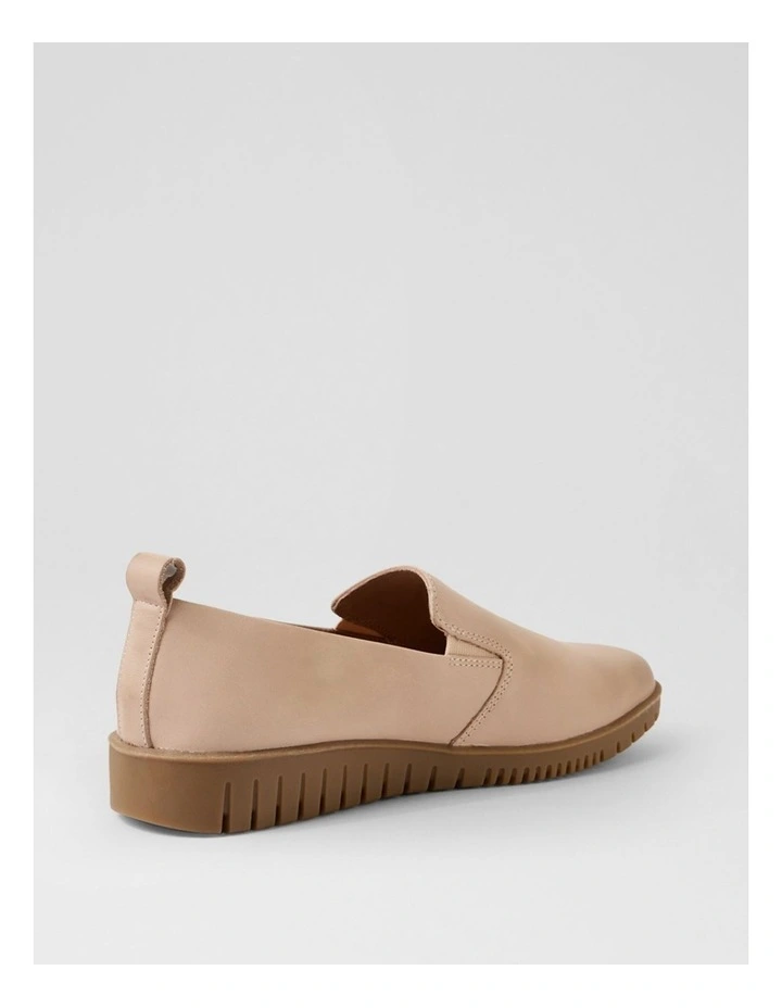 Barri Taupe Waxy Leather Loafers image 3