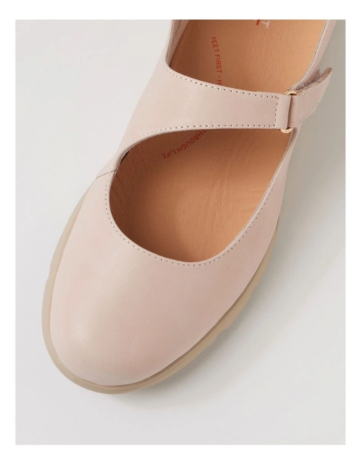 Belle Pale Pink Leather Mary Janes image 4