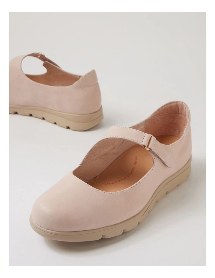 Belle Pale Pink Leather Mary Janes image 5