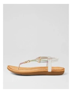 Fessa Silver Multi Sandals