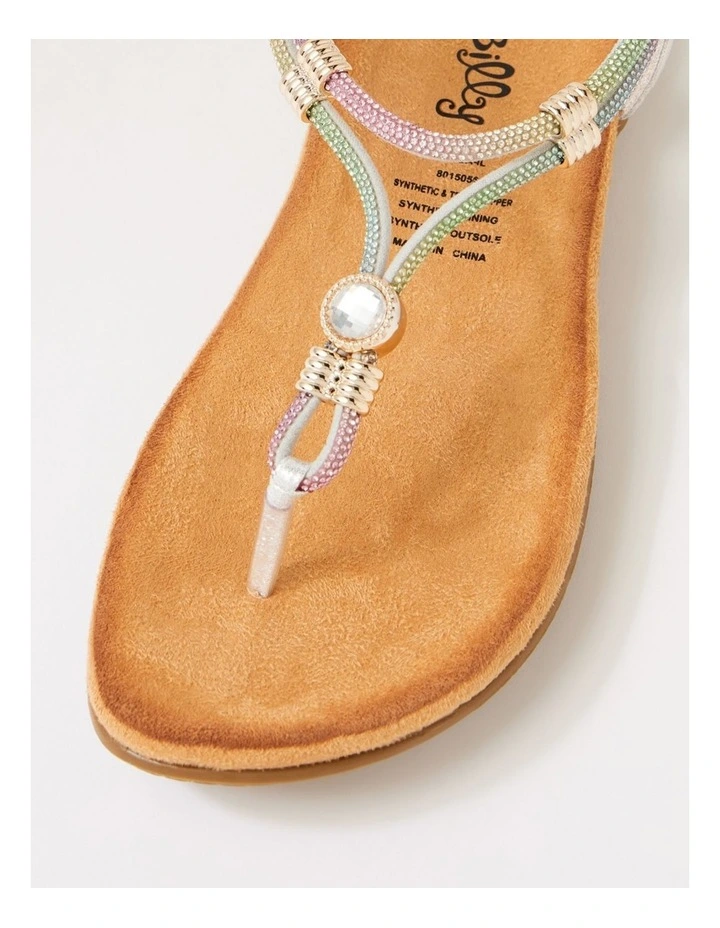 Fessa Silver Multi Sandals image 4
