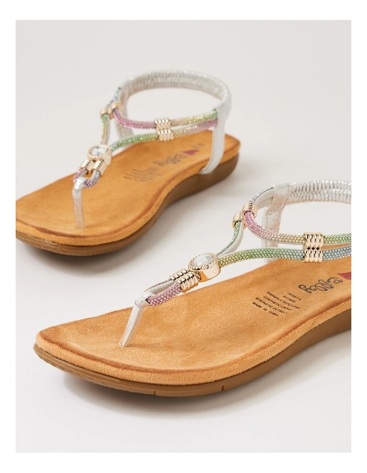 Fessa Silver Multi Sandals image 5