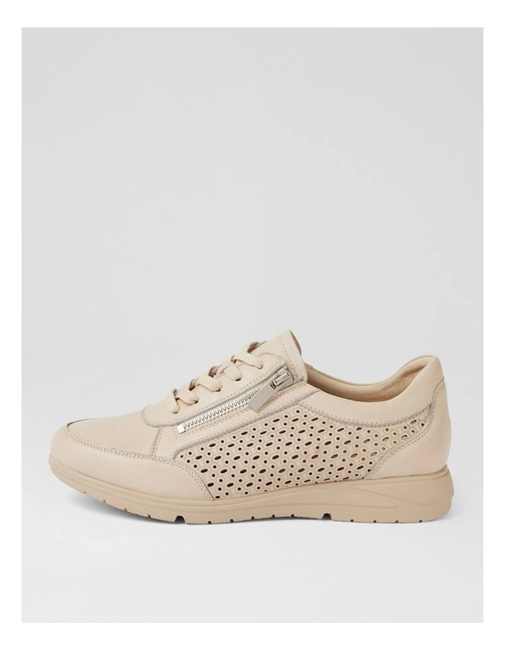 Natalia Milk Leather Flat Shoes image 1