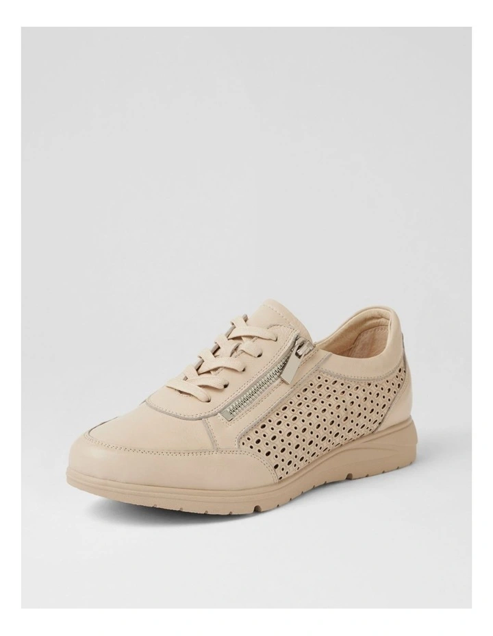 Natalia Milk Leather Flat Shoes image 2