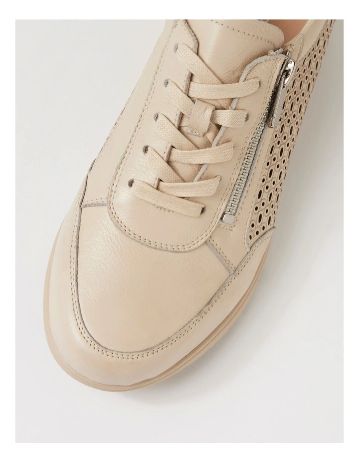 Natalia Milk Leather Flat Shoes image 4