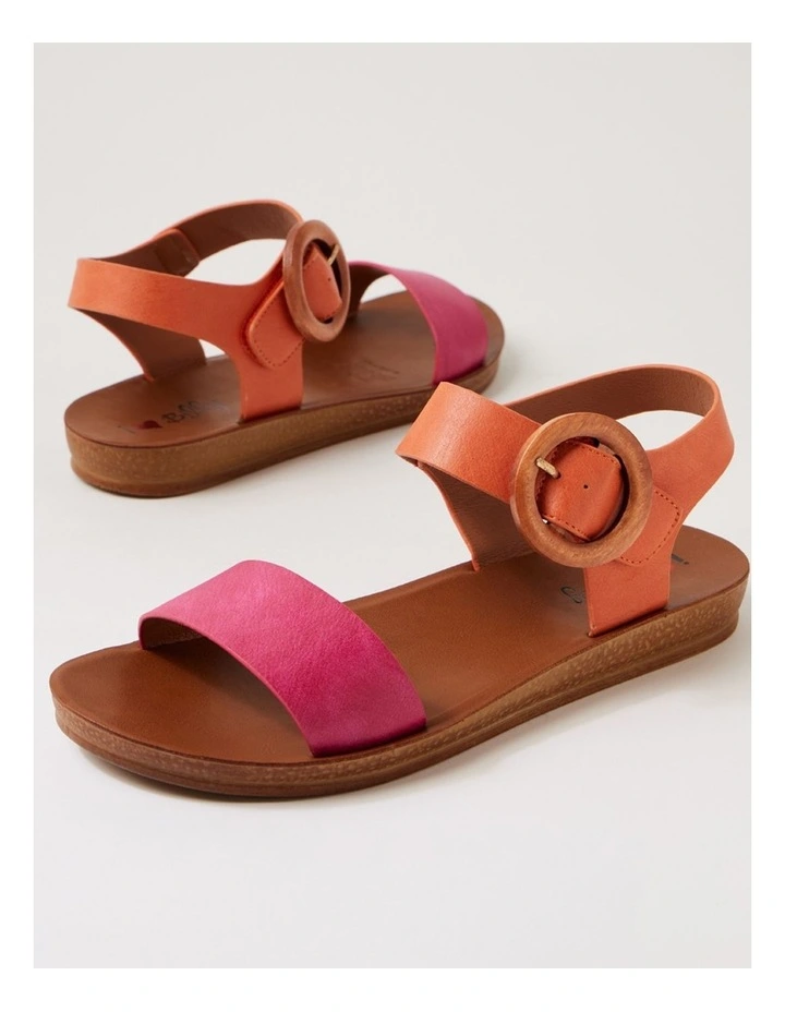Killzine Fuchsia Orange Sandals image 5